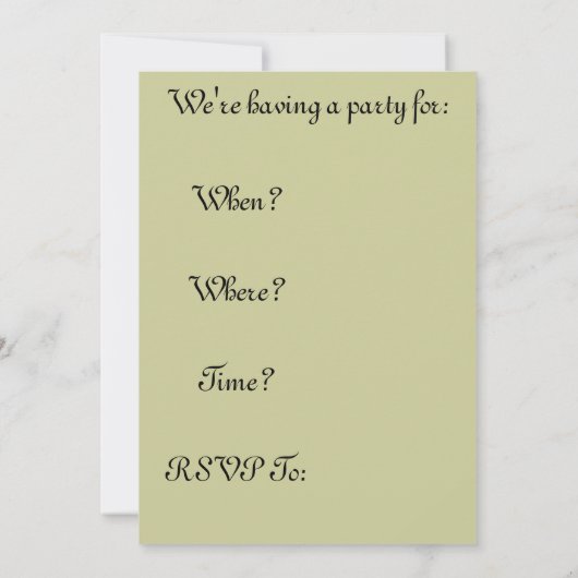 Einladungen zur Krankenschwester und Krankenschwes (Rückseite)