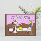 Einladungen zur Krankenversicherung "Ich habe es g (Stehend Vorderseite)