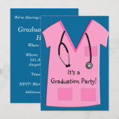 Einladungen zur Krankenversicherung Rosa Oberteil (Vorne/Hinten)