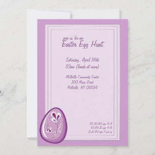 Einladungen zur lila Ostereierjagd