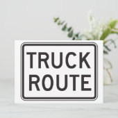 Einladungen zur Lkw-Route (Stehend Vorderseite)