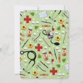 Einladungen zur Med School Graduation (Rückseite)