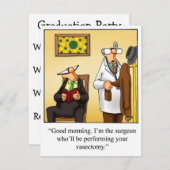 Einladungen zur Medical School Graduation Party (Vorne/Hinten)