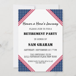 Einladungen zur militärischen Rente durch vereinte