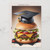 Einladungen zur modernen Abschluss Grillen (Vorne/Hinten)