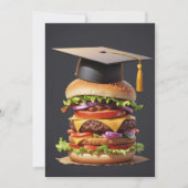 Einladungen zur modernen Abschluss Grillen (Vorderseite)