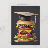 Einladungen zur modernen Abschluss Grillen (Vorne/Hinten)