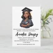 Einladungen zur modernen, einfachen Pflegeprägung (Stehend Vorderseite)