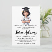 Einladungen zur modernen, einfachen Pflegeprägung (Stehend Vorderseite)