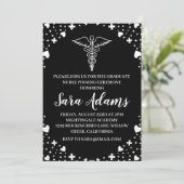 Einladungen zur modernen, einfachen Pflegeprägung (Stehend Vorderseite)