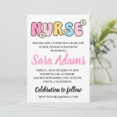 Einladungen zur modernen, einfachen Pflegeprägung (Stehend Vorderseite)