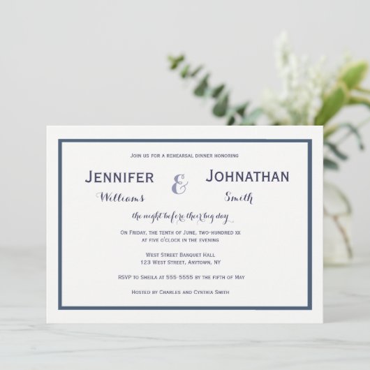 Einladungen zur modernen Probe an der Grenze (Stehend Vorderseite)