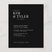 Einladungen zur modernen Typografie (Vorderseite)