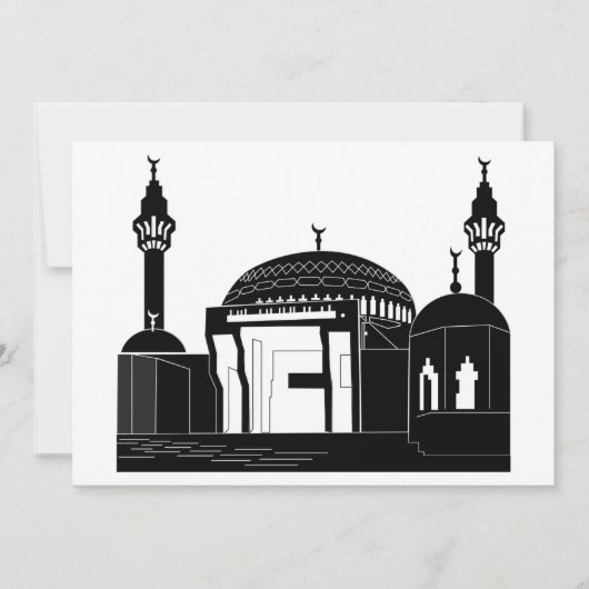 Einladungen zur Moschee (Vorderseite)