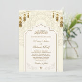 Einladungen zur moslemischen Hochzeit (Stehend Vorderseite)