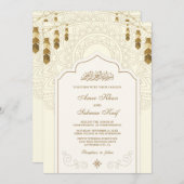 Einladungen zur moslemischen Hochzeit (Vorne/Hinten)