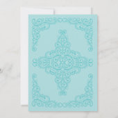 Einladungen zur muslimischen Hochzeit von Turkuaz (Rückseite)