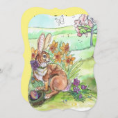 Einladungen zur Ostereierjagd (Vorne/Hinten)