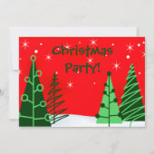 Einladungen zur personalisierten Weihnachtsfeier (Rückseite)