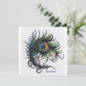 Einladungen zur Pfauenhaltung (Stehend Vorderseite)