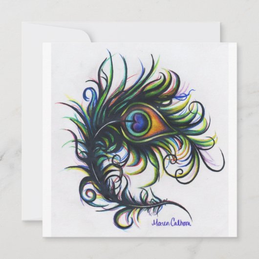 Einladungen zur Pfauenhaltung (Vorderseite)