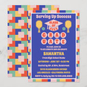 Einladungen zur Pickleball-Graduation-Party (Vorne/Hinten)