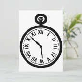 Einladungen zur Pocket Watch (Stehend Vorderseite)