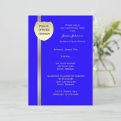 Einladungen zur Polizeischule Abzeichen (Stehend Vorderseite)