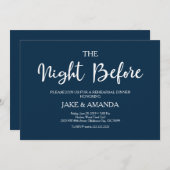 Einladungen zur Probe, Einladung von Navy Blue (Vorne/Hinten)