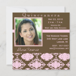 Einladungen zur Quinceanera