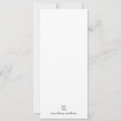 Einladungen zur Red & Black School Graduation (Rückseite)