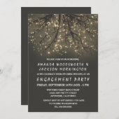 Einladungen zur Rustikal Lighted Tree Engagement P (Vorne/Hinten)