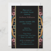 Einladungen zur rustikalen Sparkle Bridal Dusche (Rückseite)