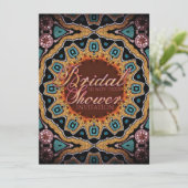 Einladungen zur rustikalen Sparkle Bridal Dusche (Stehend Vorderseite)