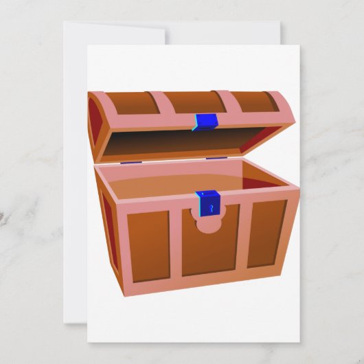 Einladungen zur Schatztruhe (Vorderseite)