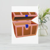 Einladungen zur Schatztruhe (Stehend Vorderseite)