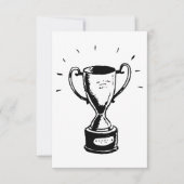 Einladungen zur Schwarz-Weiß-Trophie (Vorderseite)