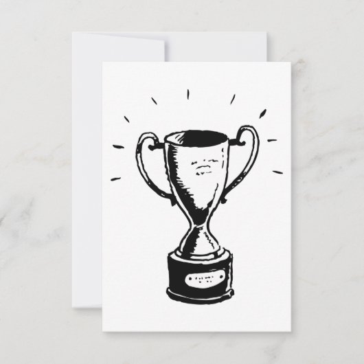 Einladungen zur Schwarz-Weiß-Trophie (Vorderseite)