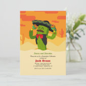Einladungen zur Señor Cactus Graduation Party (Stehend Vorderseite)
