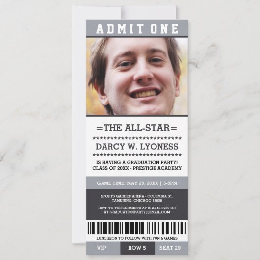 Einladungen zur Sportticketschule (Vorderseite)