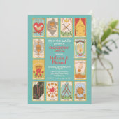 Einladungen zur Tarot Card-Gruppe (Stehend Vorderseite)