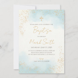 Einladungen zur Taufe Boy & Boy Christening