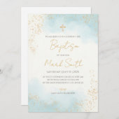 Einladungen zur Taufe Boy & Boy Christening (Vorne/Hinten)