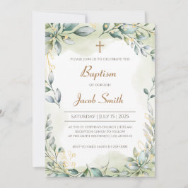 Einladungen zur Taufe Girl & Boy Christening