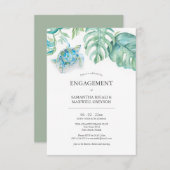 Einladungen zur Tropenkröte (Vorne/Hinten)