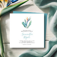 Einladungen zur Tropical Bridal Dusche