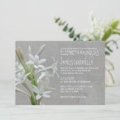 Einladungen zur Tuberose Hochzeit (Stehend Vorderseite)