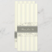 Einladungen zur Verlängerung der Hochzeit von Crea (Vorne/Hinten)