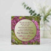 Einladungen zur Verlängerung der Hochzeitsstimmung (Stehend Vorderseite)