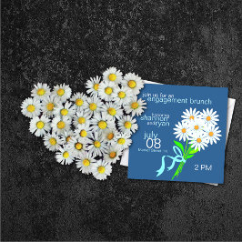 Einladungen zur Verlobung {blau}